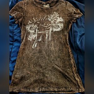 Velvet Stone Saddle Up T-shirt